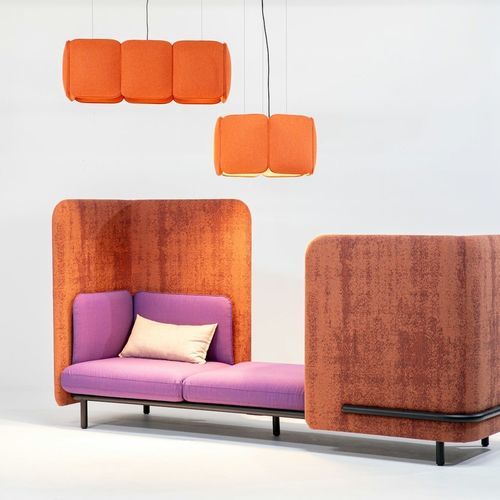 Pendant lamp - BUZZICHICLE LIGHT - BuzziSpace - metal / textile / polyester
