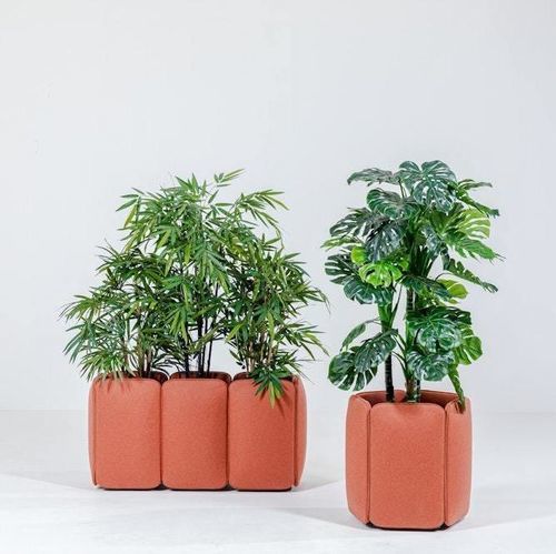 Wooden plant pot - BuzziChicle  - BuzziSpace - polyester / fabric / free-standing