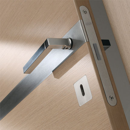 Interior door - SISTEMA BREVETTATO TRATTO & NEW TRATTO - Fioravazzi - wooden / aluminum / swing