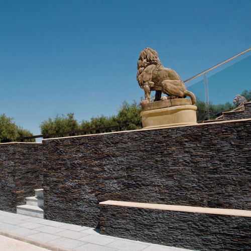 Concrete wall cladding panel - LAREDO - Verniprens - interior / exterior / textured