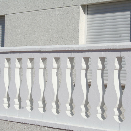 Engineered stone balustrade - MALLORCA - Verniprens - outdoor / for patio / for balconies
