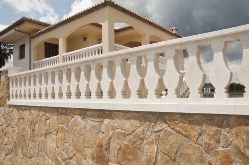 Engineered stone balustrade - MARBELLA - Verniprens - outdoor / for balconies / for patio