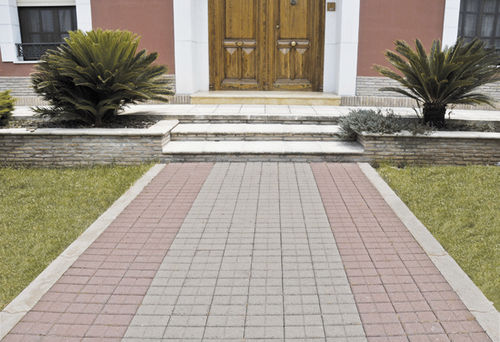 Concrete paver - GETAFE - Verniprens - pedestrian / made from recycled materials