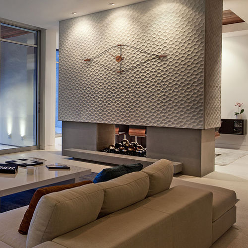 Contemporary clock - LOOK - NOMON - wall-mounted / analog / walnut