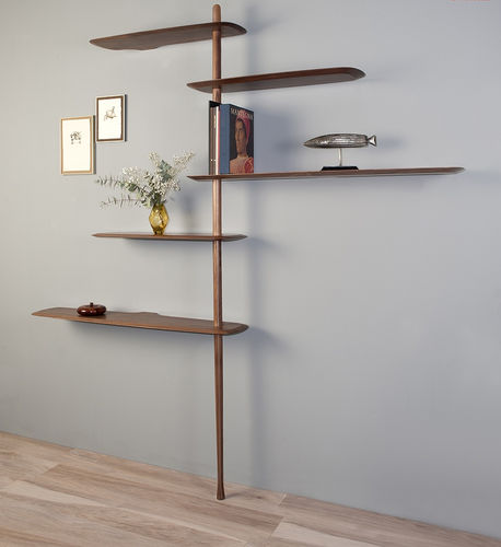 Wall-mounted shelving system - NOMON - floor-standing / contemporary ...