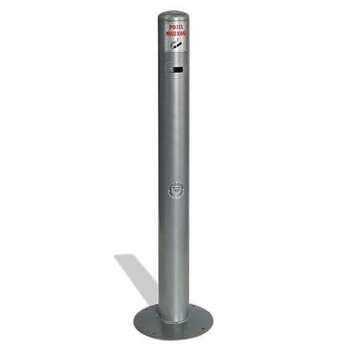 Pedestal ashtray - 193 - DIMCAR s.r.l. - stainless steel / galvanised steel / for outdoor use