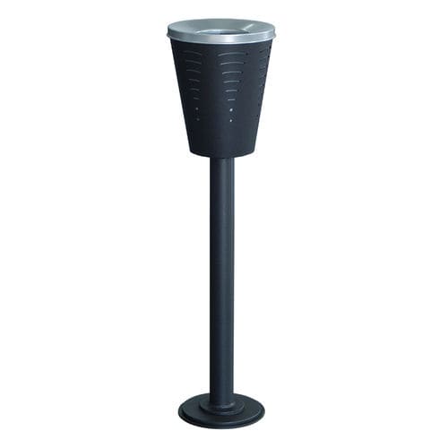Pedestal ashtray - TWISTER 424-BIS - DIMCAR s.r.l. - sheet metal / galvanised steel / outdoor