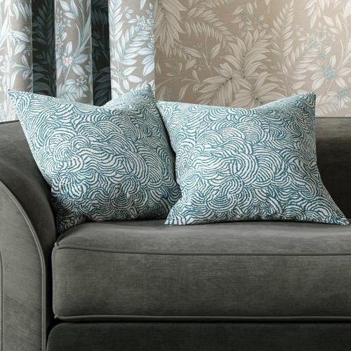 Upholstery fabric - ALESSIA - RIOMA - for curtain / geometric / floral pattern
