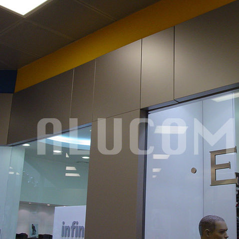 Cover decorative panel - ALUCOMAT® ALUCOLIC - ALUCOMAT | JSN - wall-mounted / for interior / sustainable