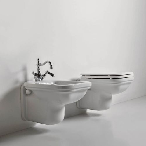 Wall-hung toilet - WALDORF - Ws Bath Collections - ceramic / commercial / modern