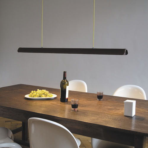 Pendant lamp - COHIBA - Formagenda - aluminum / leather / contemporary