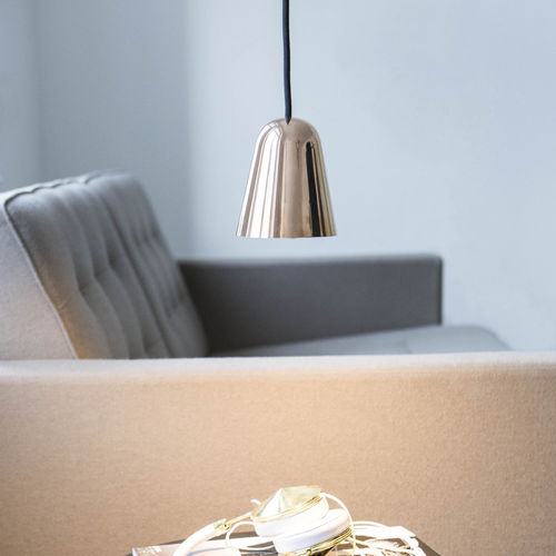 Pendant lamp - CHAPLIN - Formagenda - steel / copper / polished brass
