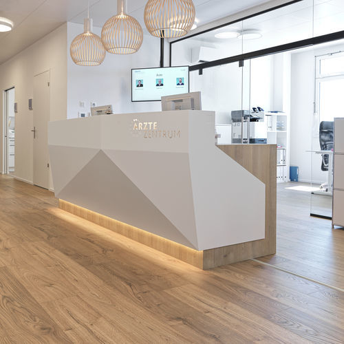 Wooden laminate flooring - BEACH - Swiss Krono / GRAND selection - floating / wood look / home