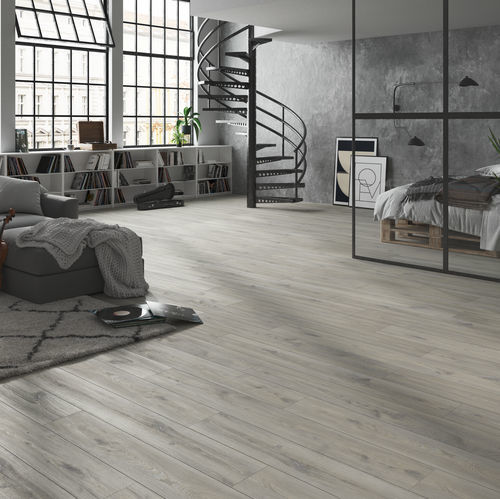 Wooden laminate flooring - PEARL OAK - Swiss Krono / GRAND selection - floating / wood look / home