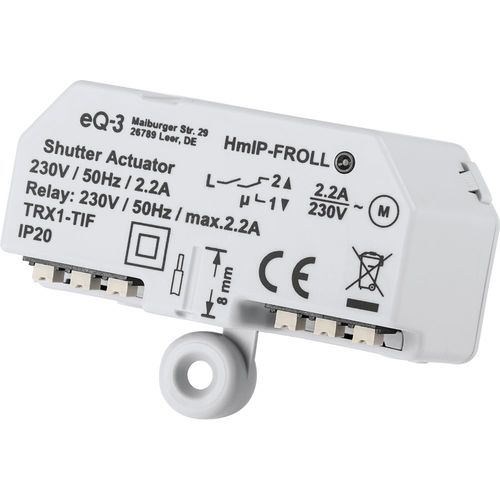 Home automation system switch actuator - HmIP-FROLL - Homematic IP by eQ-3 - built-in / home / commercial