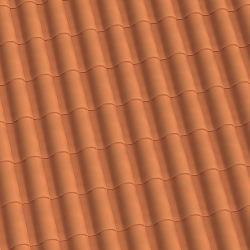 Portuguese roof tile - PORTOGHESE - PICA - pan / clay / red
