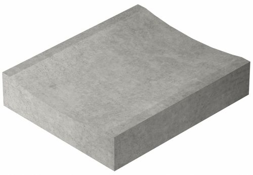 Double-slope drainage channel - CAP840L - GLS Prefabricados - paved / concrete / for public spaces