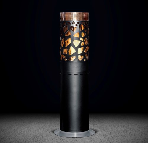 Floor patio heater - TILE SELENE - Glammfire - gas / commercial / portable