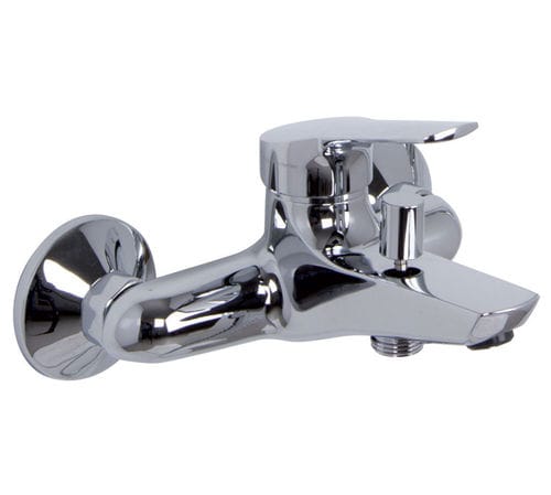 Bathtub mixer tap - F3764/1 - Fima Carlo Frattini - wall-mounted / chromed metal / bathroom