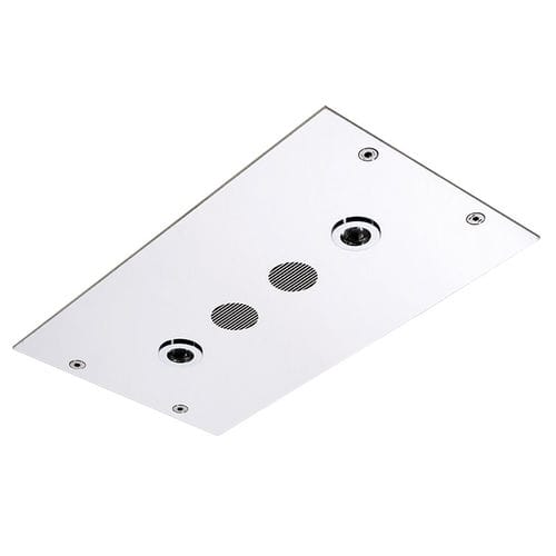 Recessed ceiling shower head - F2820 - Fima Carlo Frattini - rectangular / with chromotherapy
