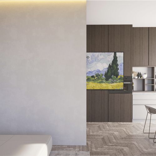 Contemporary TV wall bracket - ARCHIMEDE LATERALE - Digisonic Srl - custom / Made in Italy / metal