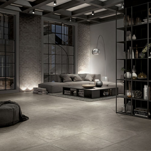 Porcelain stoneware tile - FAST : SABLE - Novoceram sas - matte / indoor / outdoor