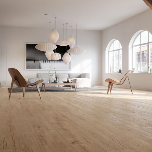 Porcelain stoneware tile - HIRATI : LIN - Novoceram sas - natural finish / structure / indoor