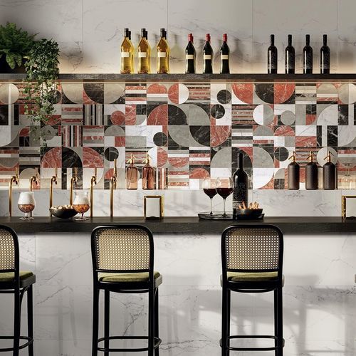 Porcelain stoneware tile - ADAGE : MICHELANGELO - Novoceram sas - matte / indoor / bathroom