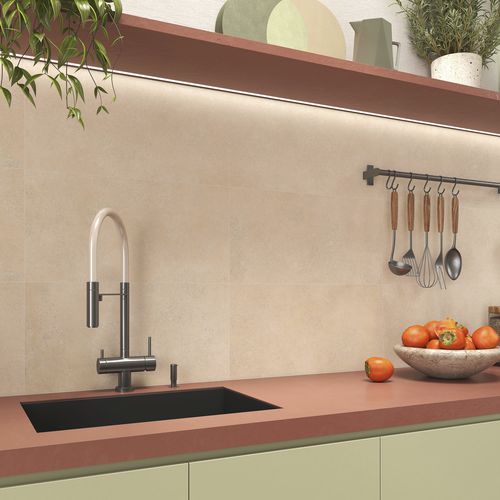 Porcelain stoneware tile - M020 - Novoceram sas - concrete / stone / indoor