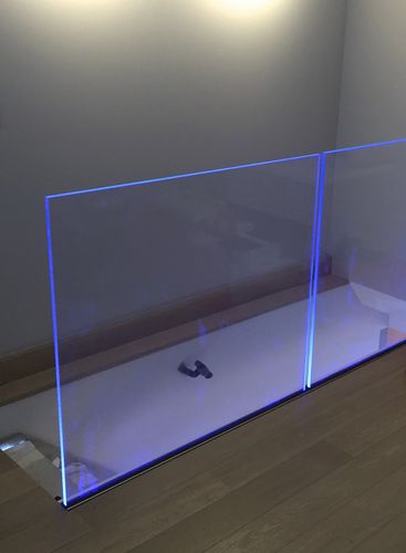 Glass railing - RAILY - Trescalini - glass panel / indoor / for balconies