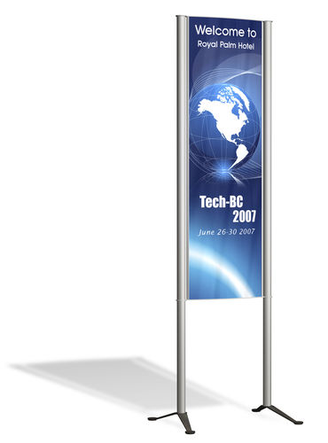 Display totem - MCFT - Vista System - for public building