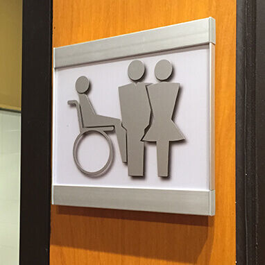Door door pictogram - Vista Square - Vista System - walk-in / aluminum / handrail