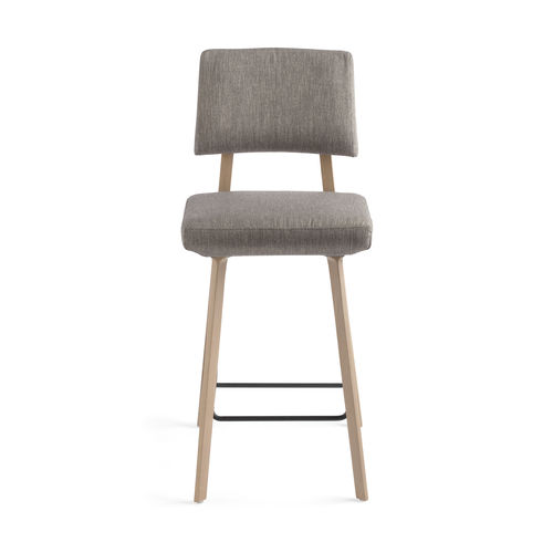 Contemporary bar chair - LINDSAY UNI H67 -A - Mobitec Systems S.A. - indoor / fabric / leather