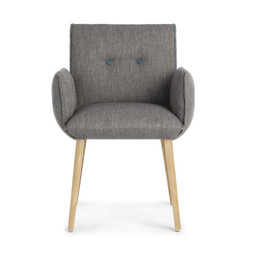 Contemporary chair - SODA H47 +A - Mobitec Systems S.A. - indoor / fabric / leather