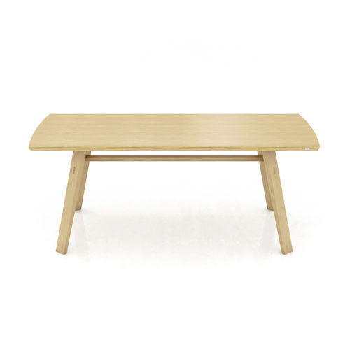 Contemporary dining table - MOOD#T8 H77 PB - Mobitec Systems S.A. - Fenix NTM® / solid wood / rectangular