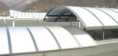 Smoke control skylight - ADR COMBO - BASSO FRANCO