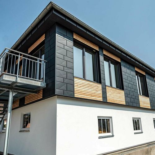 Panel cladding - SIDING.X - PREFA Aluminiumprodukte GmbH - aluminium / horizontal / sustainable