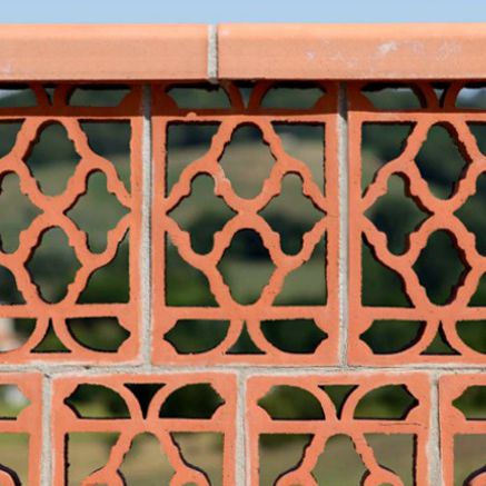 Lattice brick - VALDARNO / GENZIANA / IRIS / QUADRO - SOLAVA - for wall / for partition wall