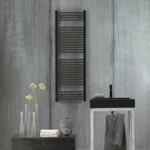 Electric towel radiator - AURA - Zehnder - hot water / 501 w...750 w / 0...500 w
