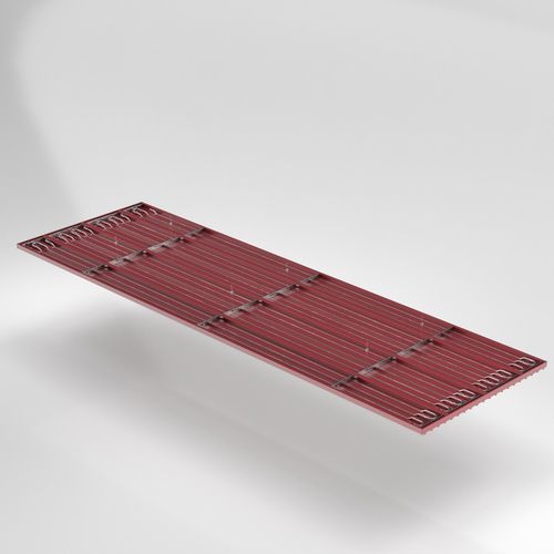 Hot water radiant panel - ZFP Urban - Zehnder - ceiling-mounted / for office / for restaurant