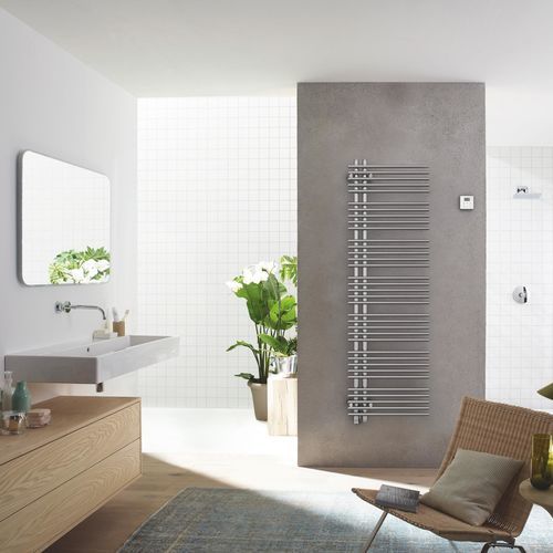 Electric towel radiator - YUCCA ASYM - Zehnder - 501 w...750 w / 300 w / 750 w
