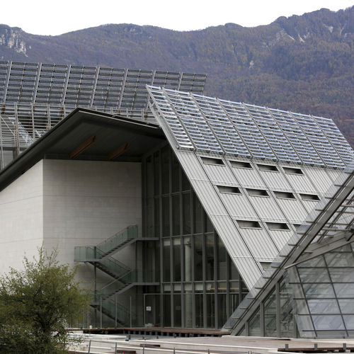 Flat roofing - THE MUSE, TRENTO - ZINTEK - copper / zinc-titanium / metal look