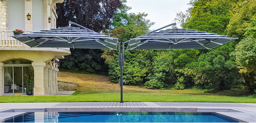 Orientable parasol - GIGLIO LUSSO - GARDENART - acrylic fabric / metal / polyester