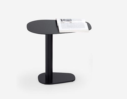 Contemporary side table - DUCK - HMD Furniture - walnut / solid wood / iron