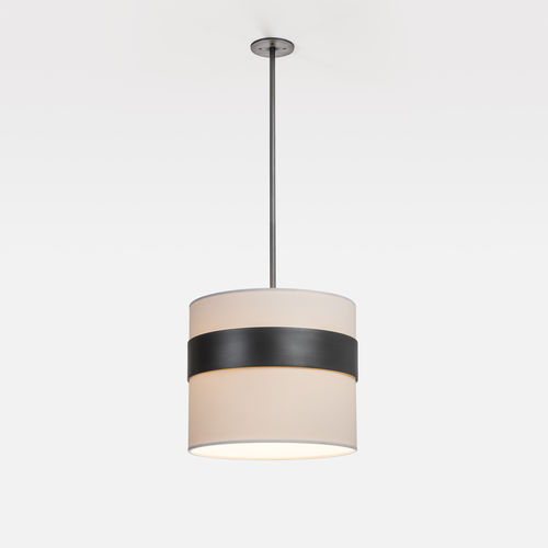 Pendant lamp - BAMBA - Kevin Reilly Collection - metal / paper / contemporary