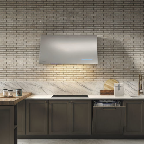 Wall-mounted range hood - P-2000 by Pando - Pando Integral Cooking - commercial / ducted / low-noise