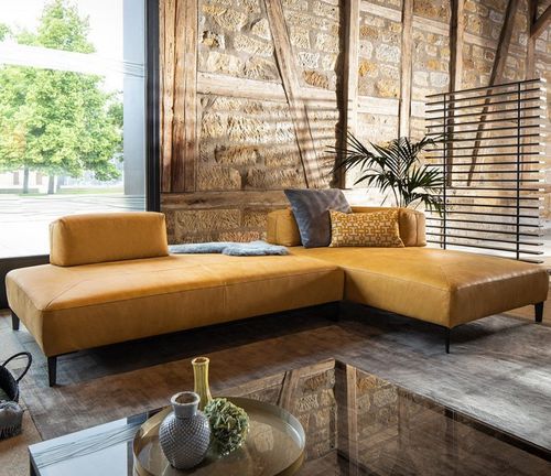 Modular sofa - ELEMENTWO - SEANROYALE - contemporary / fabric / leather