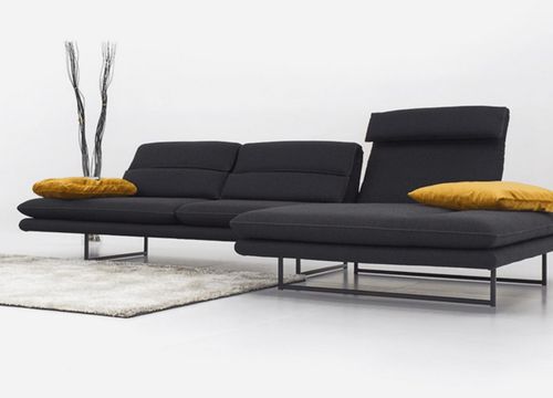 Modular sofa - AIR.SEAN - SEANROYALE - contemporary / fabric / leather