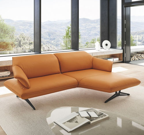 Corner sofa - ANGLE.LOVAGE - SEANROYALE - contemporary / fabric / leather