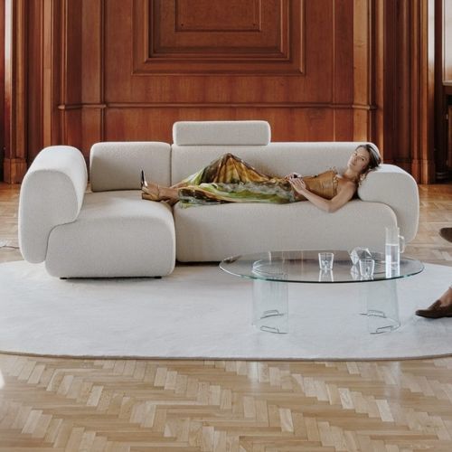 Modular sofa - INTERSTELLAIRE - SEANROYALE - contemporary / fabric / with armrests